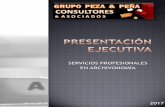Presentacion ejecutiva grupo peza & peña  consultores 2017