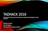 TADHack Uruguay, Promos and Reservations, Nicholas Cranwell and Fabrizio Roberto
