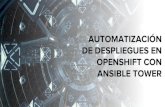 Automatización de despliegues en Openshift con Ansible Tower
