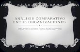 Análisis comparativo entre organizaciones