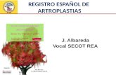 Jorge Alvareda. Registro español de artroplastias