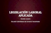 Legislación laboral aplicada - daniela lozano