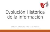 Evolución historica de la información