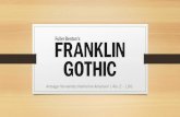 Tipografía Franklin Gothic