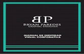 Manual corporativo logo personal BRYAN PAREDES