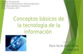 Conceptos básicos de la tecnología de la información presentacion