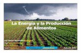 La energia y la produccion de alimentos (presentacion) (energy and food production)