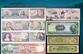 Colección de billetes colombianos