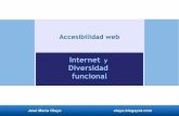 Internet y discapacidad.  accesibilidad web.