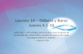 Lección 14 – Débora y Barac