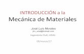 Introducción a la Mecánica de Materiales