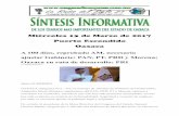 Sintesis informativa 15 de marzo 2017