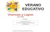 Presentacion Verano Educativo 2009 T Iv Centro