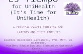 Es Tiempo Unihealth 2014 Presentation