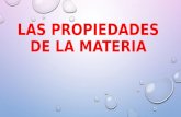 PROPIEDADES GENERALES Y ESPECÍFICAS DE LA MATERIA. Lic Javier Cucaita