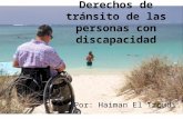 Haiman El Troudi: Derechos de tránsito de las personas con discapacidad