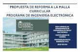 Reforma Programa de Ingeniería Electrónica - UN Bogotá