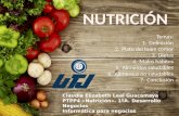 powerpoint nutricion. Claudia Leal Guacamaya