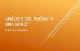 Análisis del poema "A una nariz" de Francisco de Quevedo
