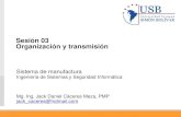 Curso: Sistema de manufactura: 02 Organización y transmisión