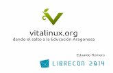 Vitalinux.org, dando el salto a la Educación aragonesa