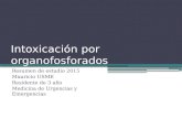 intoxicacion organofosforados Resumen de estudio 2015