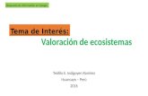 Busqueda informacion valor de ecosistemas