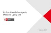 Evaluación de desempeño directivo UGEL Y DRE