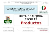Productos cte 6° sesion abril 2016