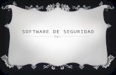 software de seguridad