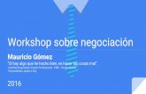 CNEPIT - Workshop sobre negociación