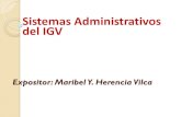 Sistemas administrativos del igv (presentacion)