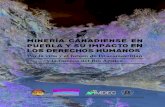 Minería Canadiense en Puebla y sus impactos en los Derechos Humanos