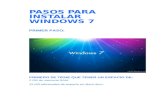 Pasos para instalar windows 7 fernanda