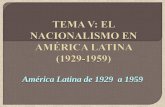 El Nacionalismo en América Latina