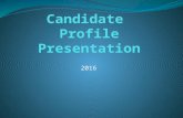 Candidate Profile Presentation- RONALDO LUBIANO