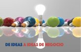 Ideas e ideas de negocios