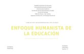 Enfoque humanista de la educación