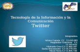 Tecnología de la información y la comunicación   twitter