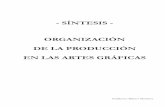 Organización de la producción - Empresa Artes Gráficas