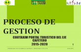PROCESO DE GESTION COOTAXIM PORTAL TURISTICO EJE CAFETERO 2015-2020