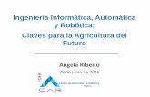 Ingeniería informática, automática y robótica: claves de la  agricultura del futuro - Angela Ribeiro