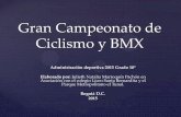 Gran campeonato de ciclismo y BMX (ejemplo de proyecto deportivo)