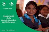 Agenda educativa en Michoacán