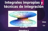 Integrales impropias y técnicas de integración