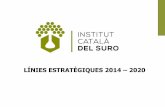 Línies estratègiques Institut Català del Suro 2014   2020