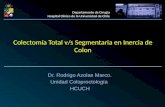 Colectomía Total v/s Segmentaria en Inercia de Colon