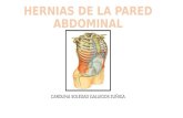 Hernias de la pared abdominal ppt karo