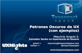 Patrones oscuros de UX - UX Nights Vol 1.03 en Monterrey
