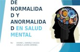 normalidad y anormalidad en salud mental